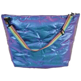 Iscream Shimmering Tufted Metallic Weekender Bag