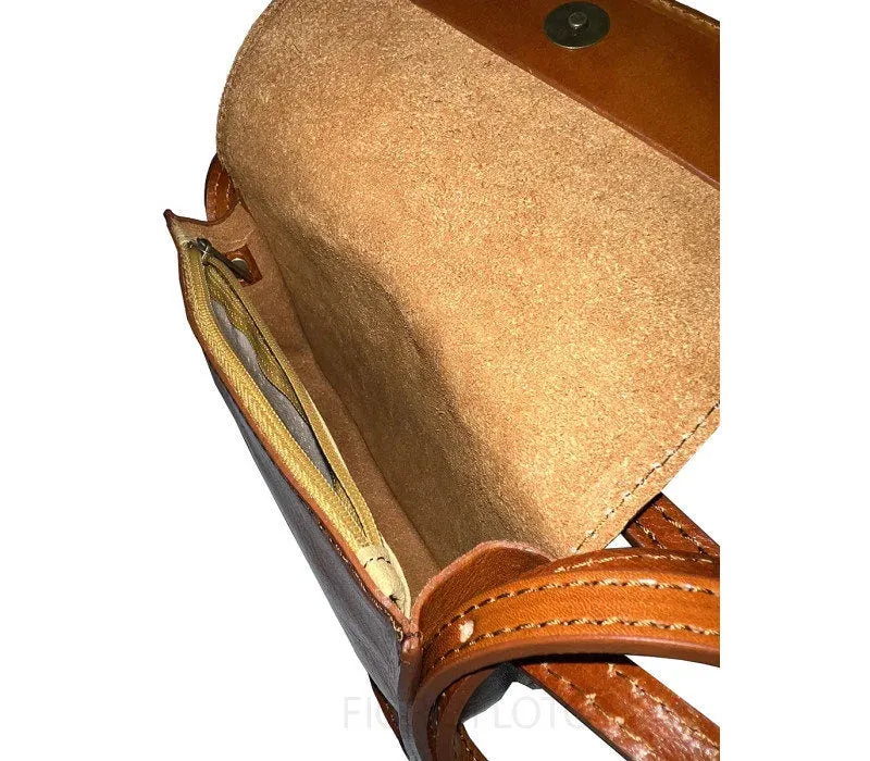 Italian Leather Messenger Bag