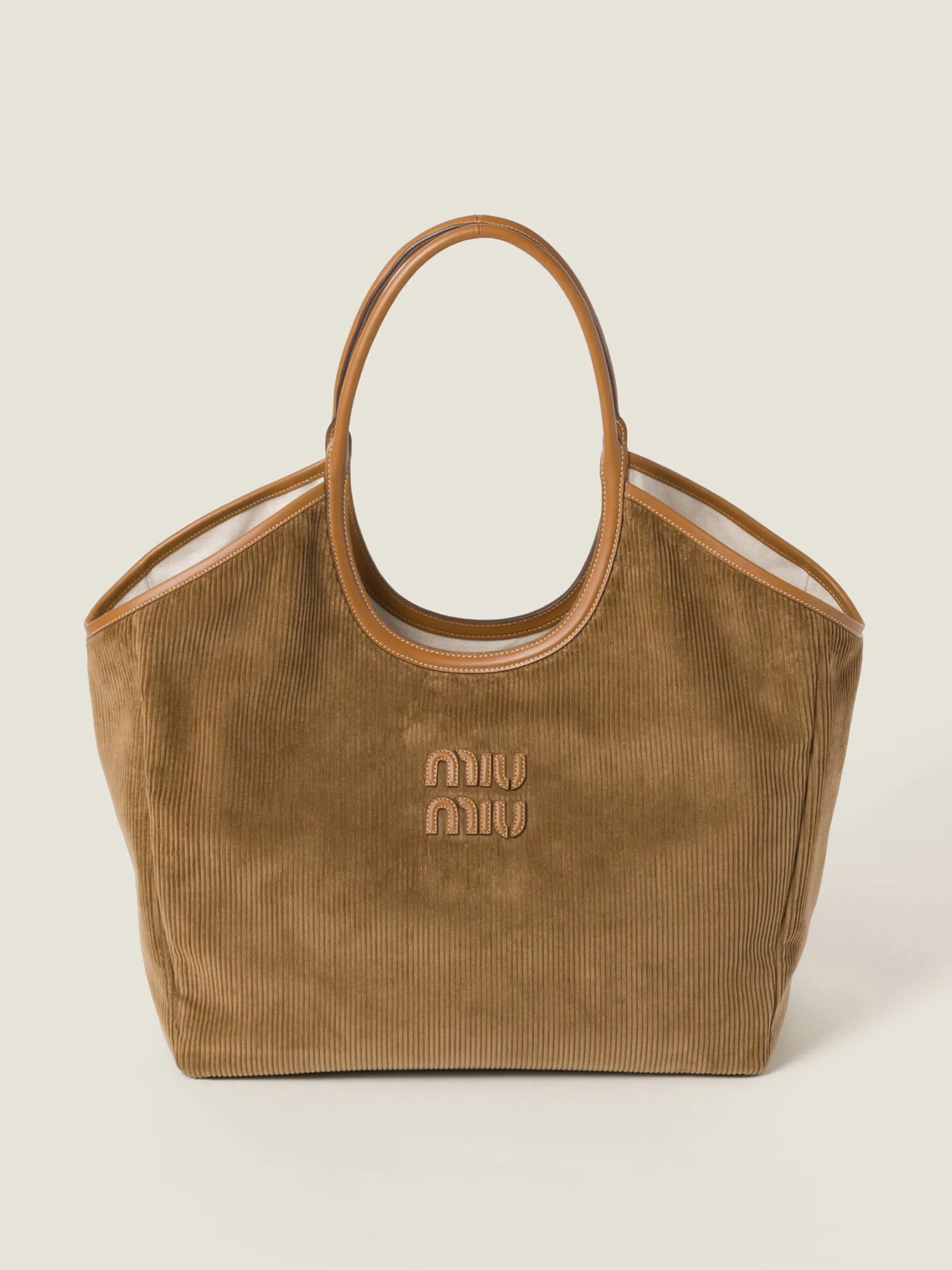 IVY corduroy shopping bag