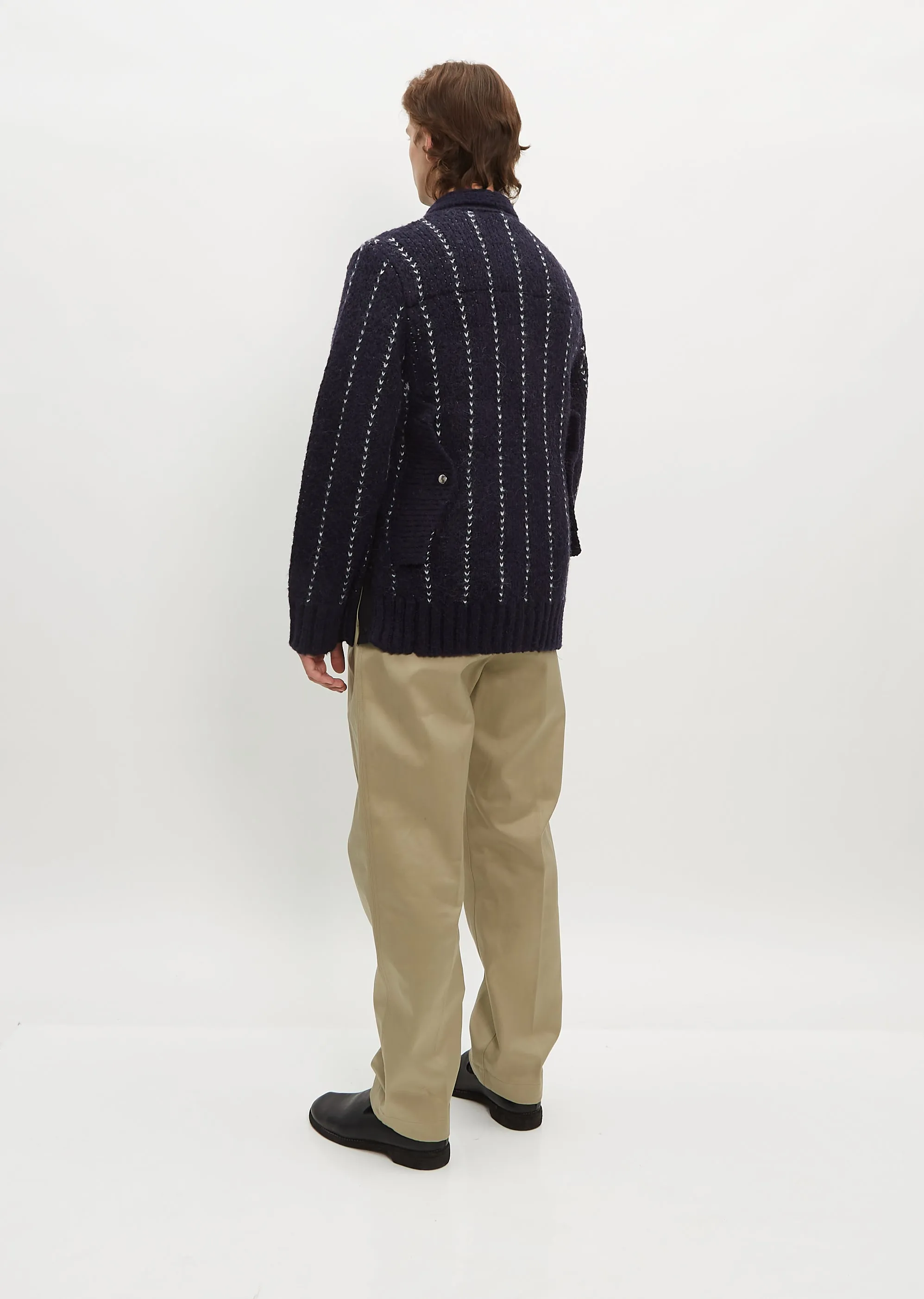 Jacquard Knit Jacket