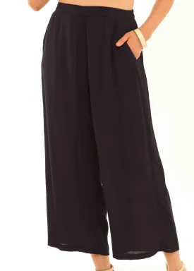 Janey Smart Woven Pull On Culottes