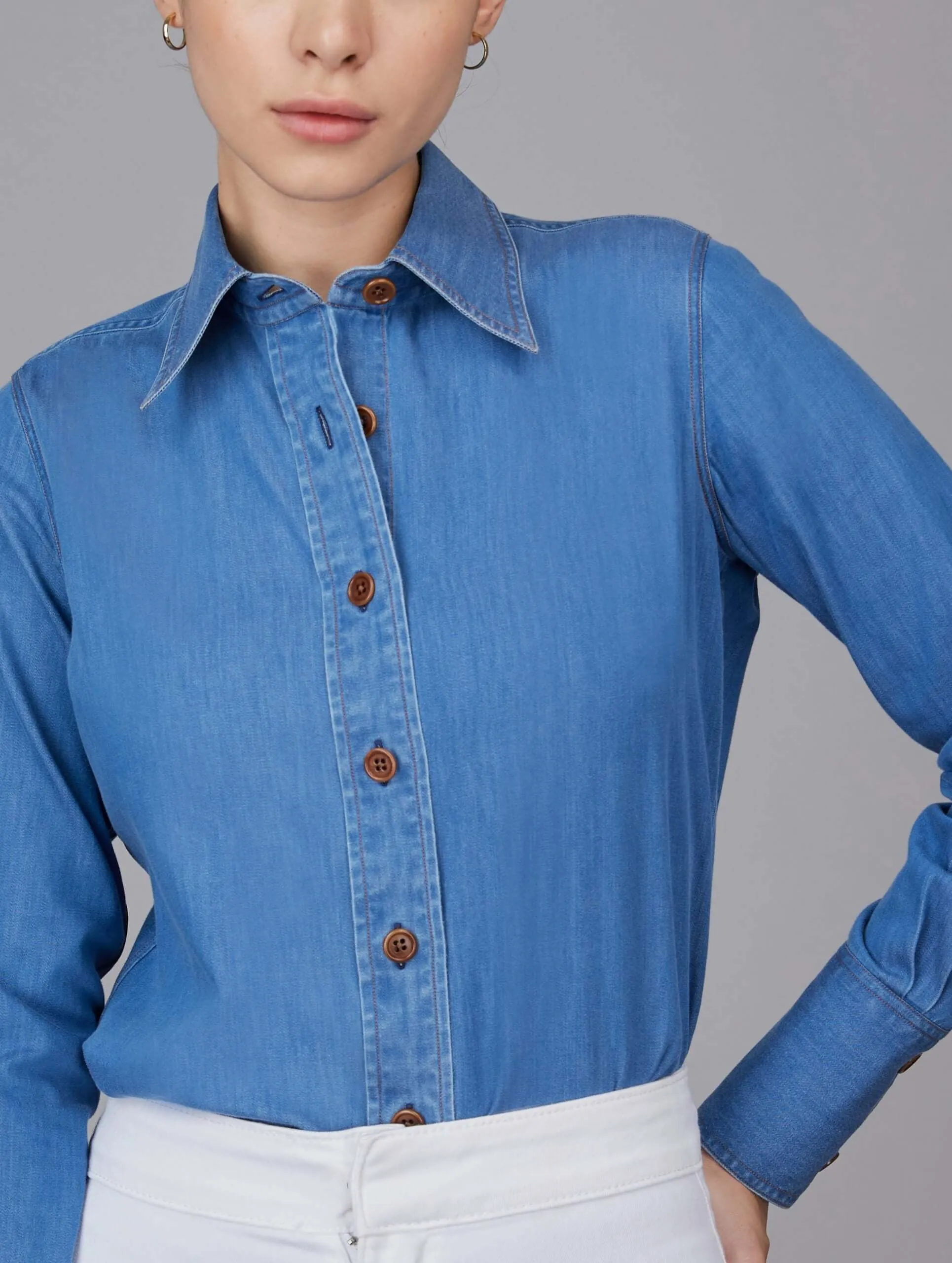 Japanese Denim Cowgirl Shirt