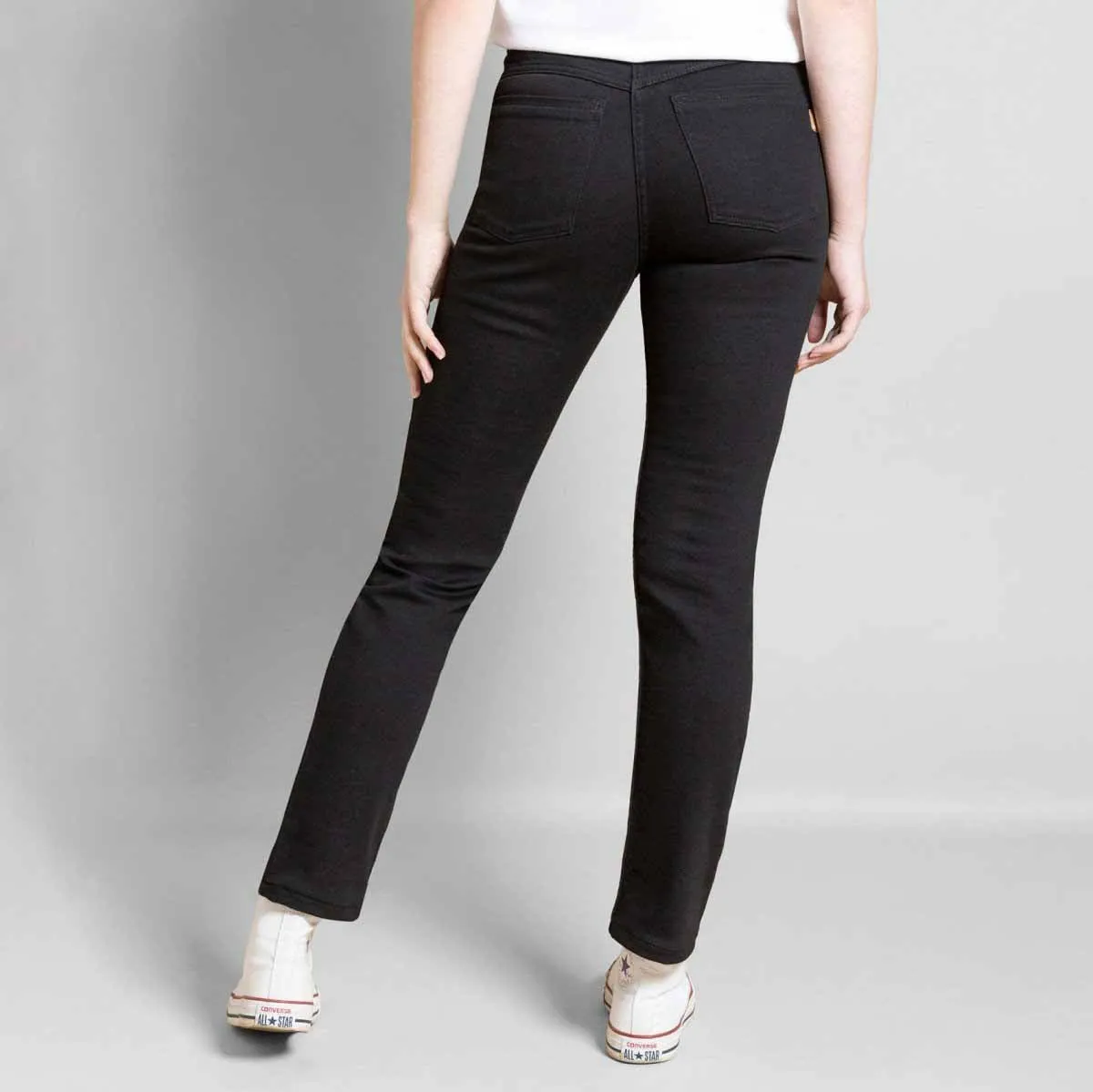 Jeans Julie confort noir taille haute coupe slim