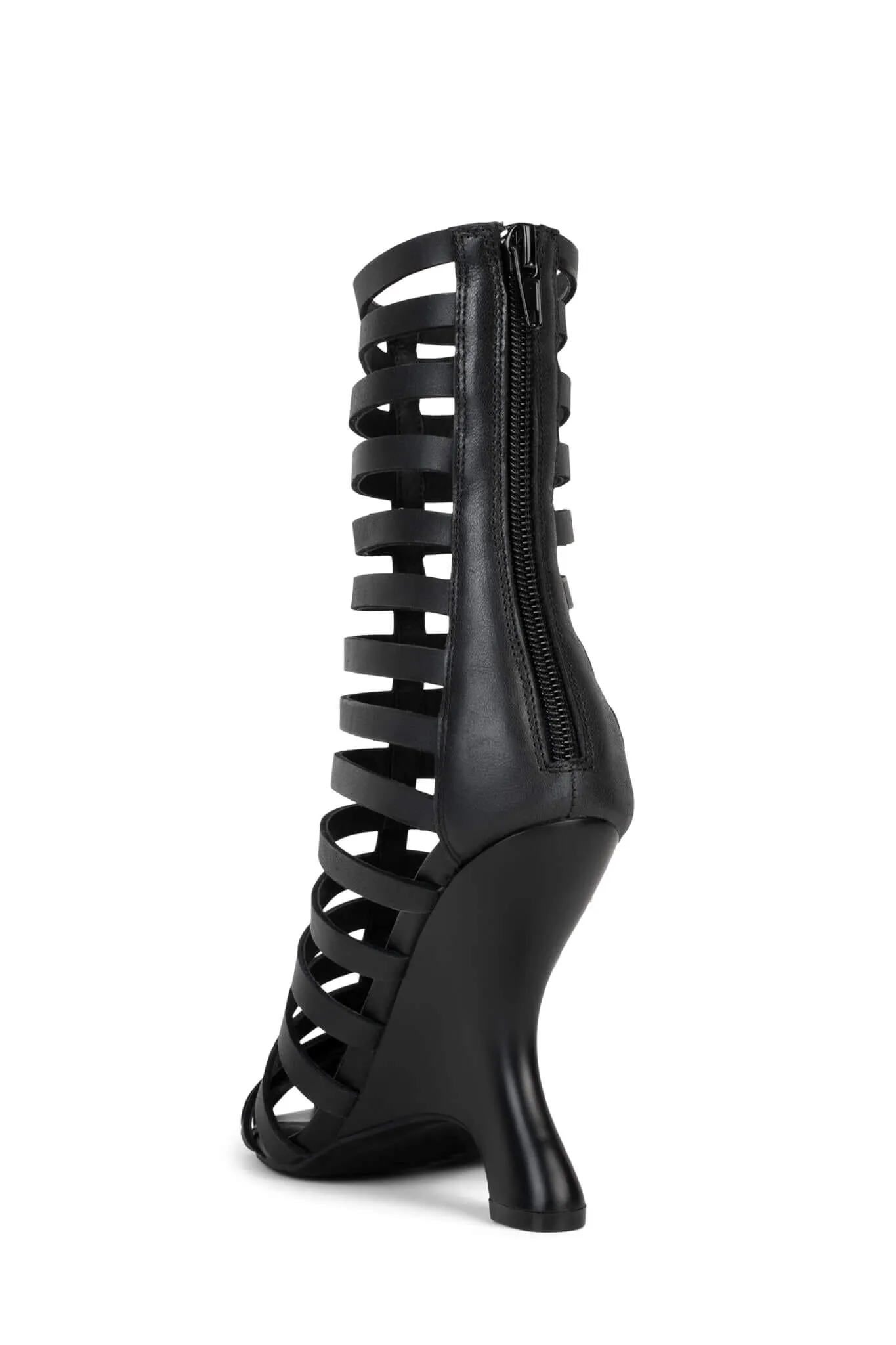 Jeffrey Campbell Santigold Gladiator Boots in Black