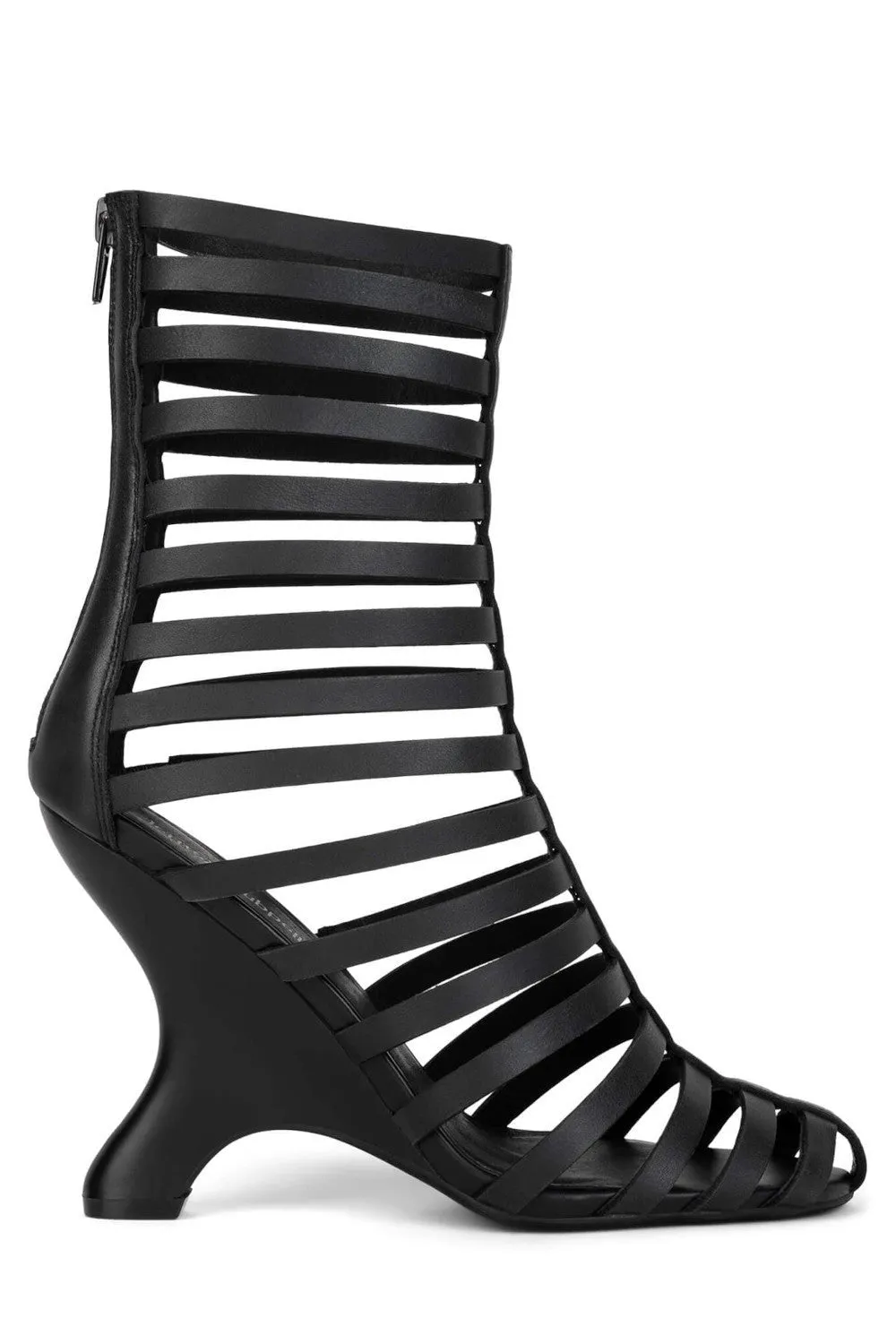 Jeffrey Campbell Santigold Gladiator Boots in Black