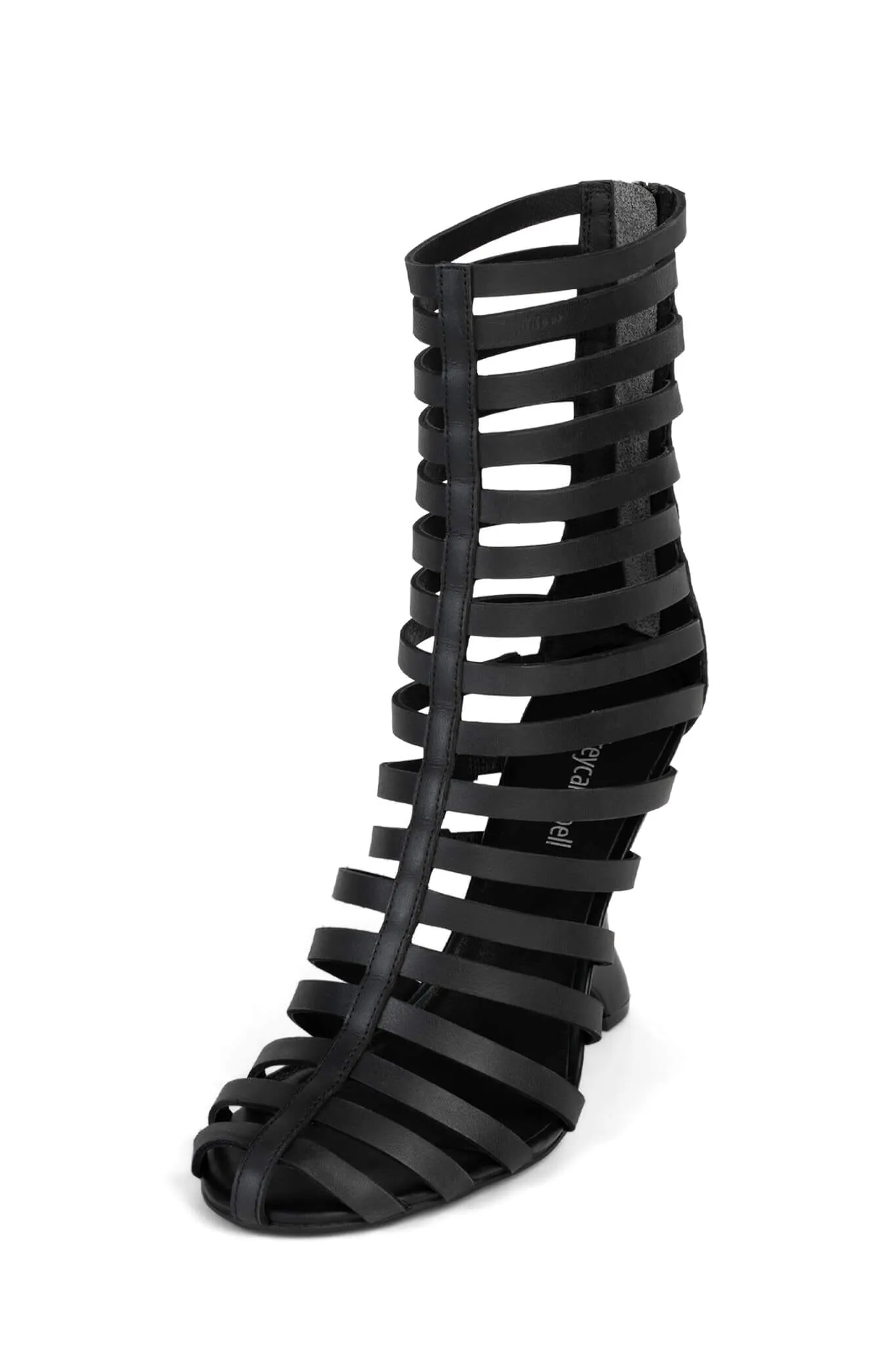 Jeffrey Campbell Santigold Gladiator Boots in Black