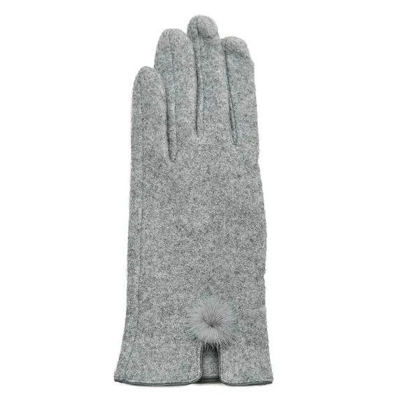 Jennifer Pom Pom Touch Screen Fingertip Gloves