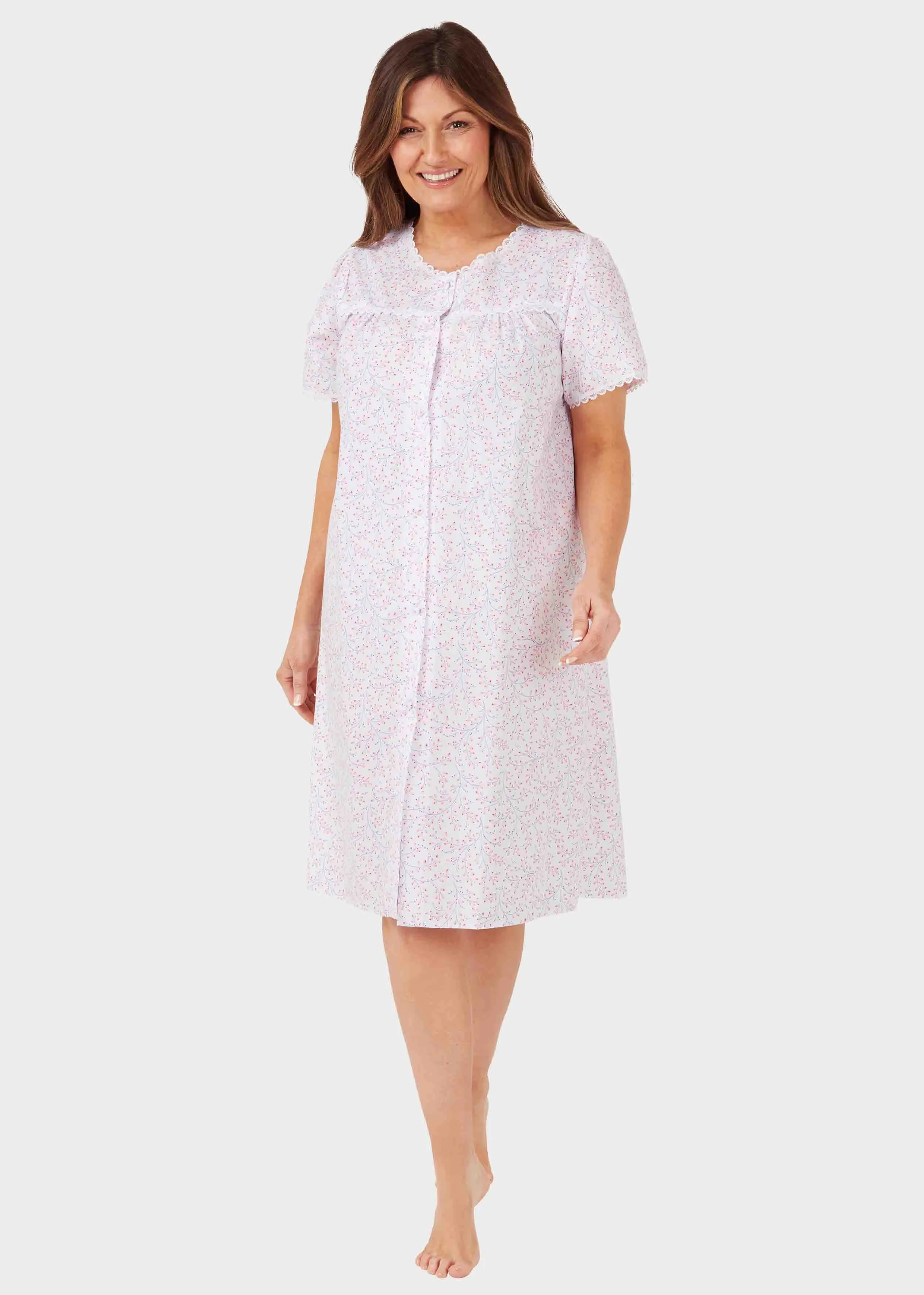 Jenny Easy-Care VELCRO® Brand Fastening Nightdress