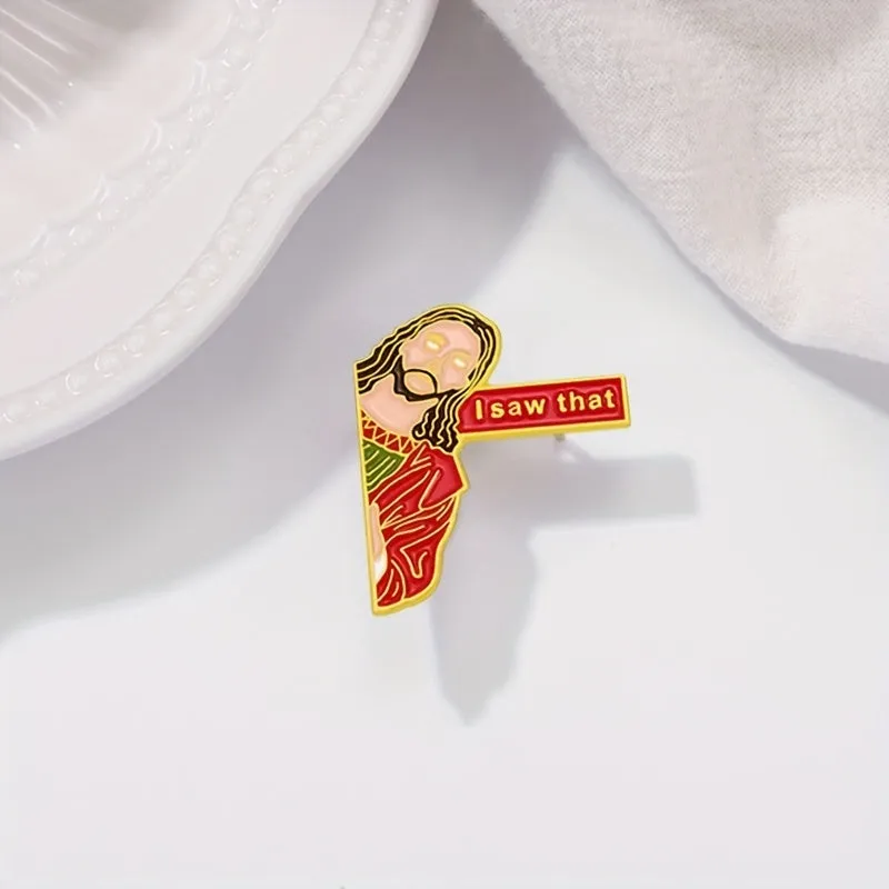 Jesus Lapel Pins  Hilarious Brooches Ideal Gift for Friends