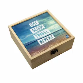 Jewellery Box Makepup Organizer -  Eat Sleep Travel Repeat