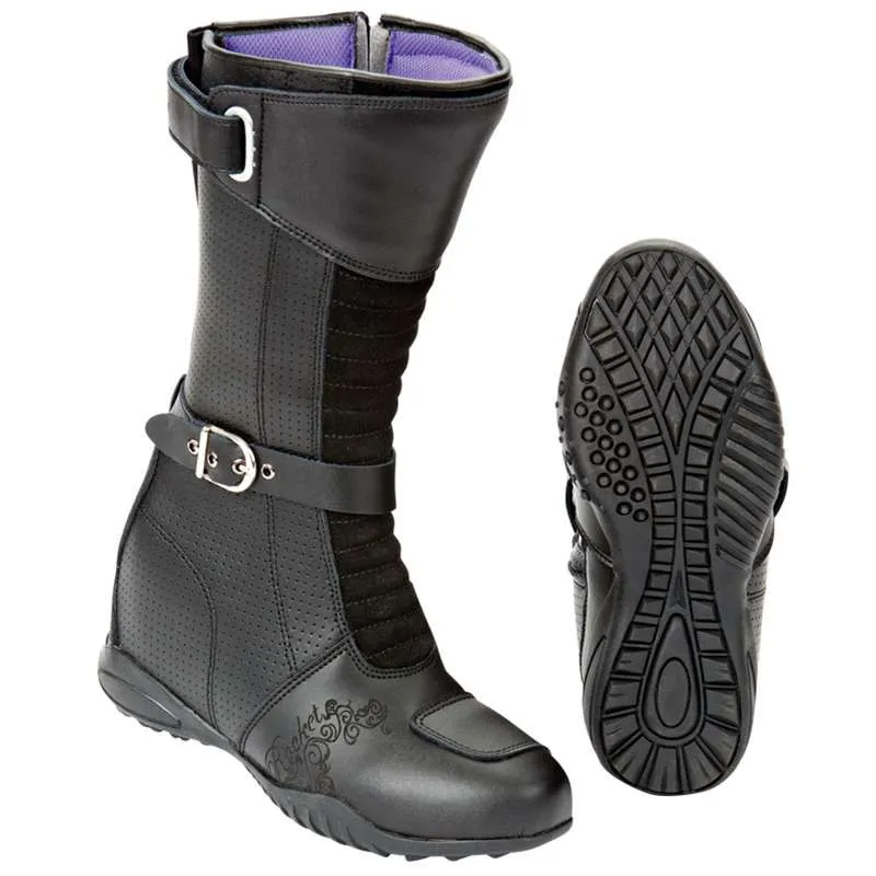 Joe Rocket Heartbreaker Ladies Leather Boot Black