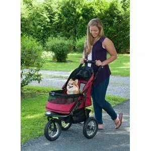 Jogger No-Zip Pet Stroller - Rugged Red