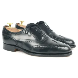 Jones 'Taber' Black Leather Brogues UK 6 F