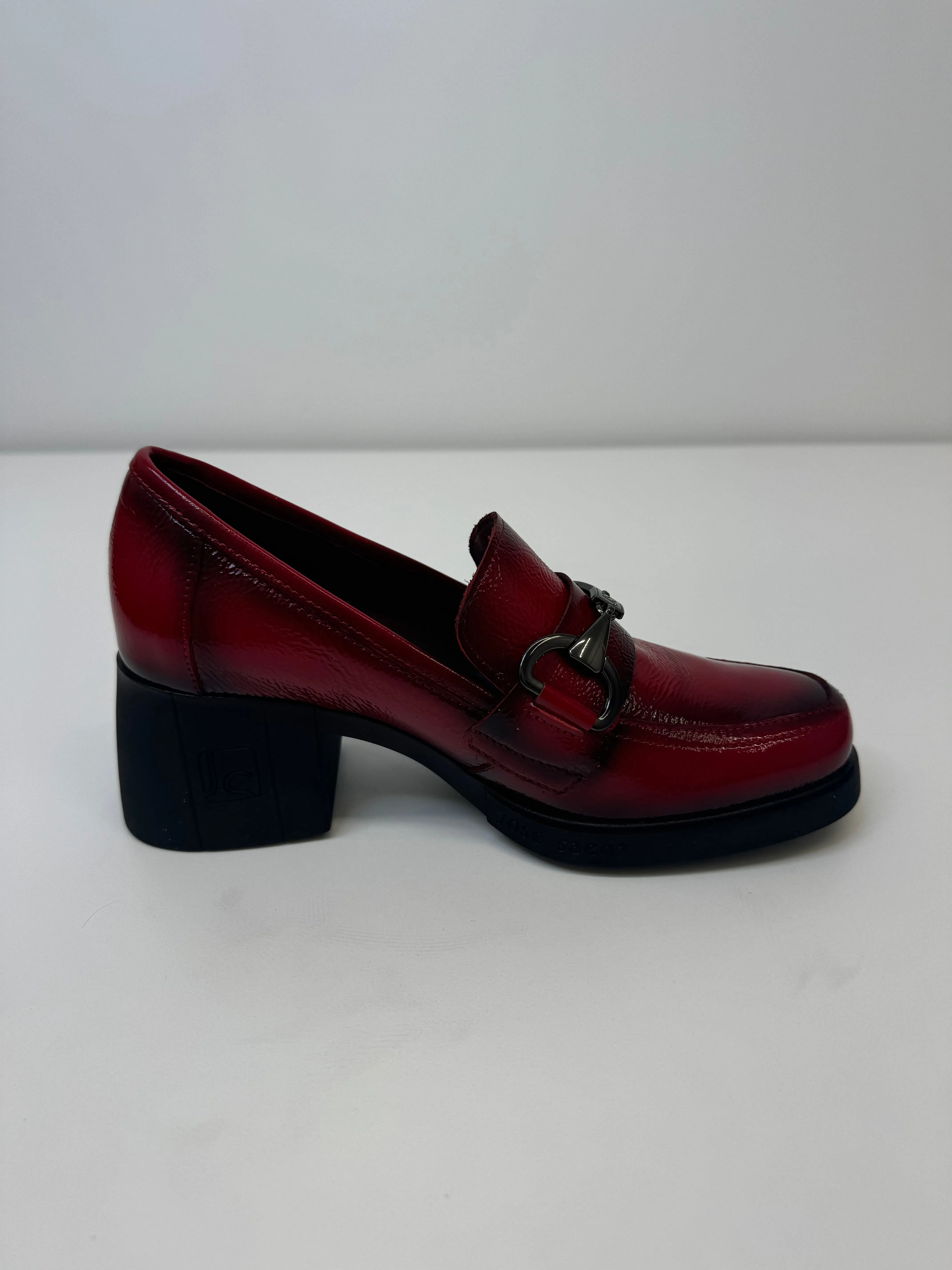 JOSE SAENZ Red Heel Loafers