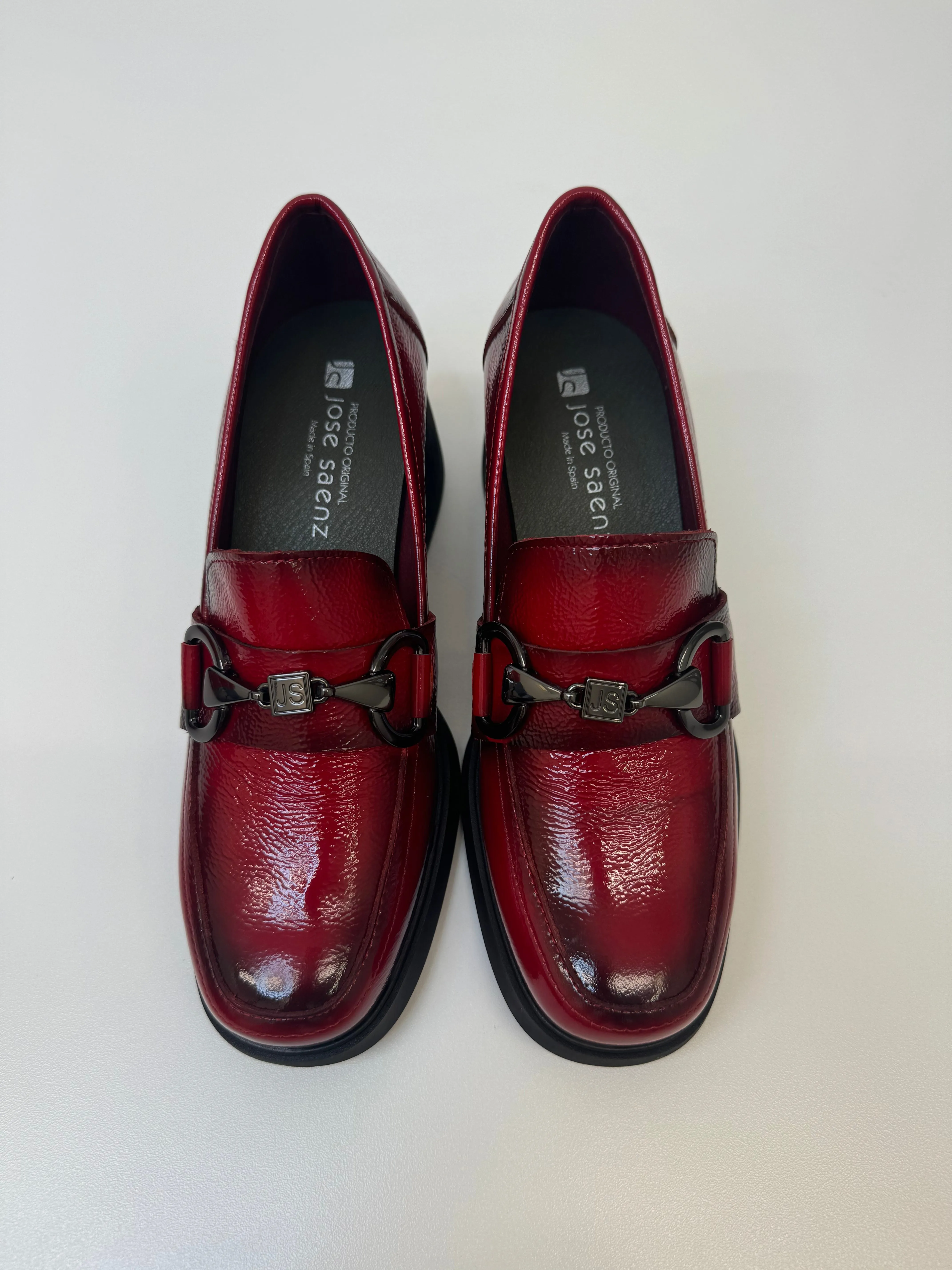 JOSE SAENZ Red Heel Loafers