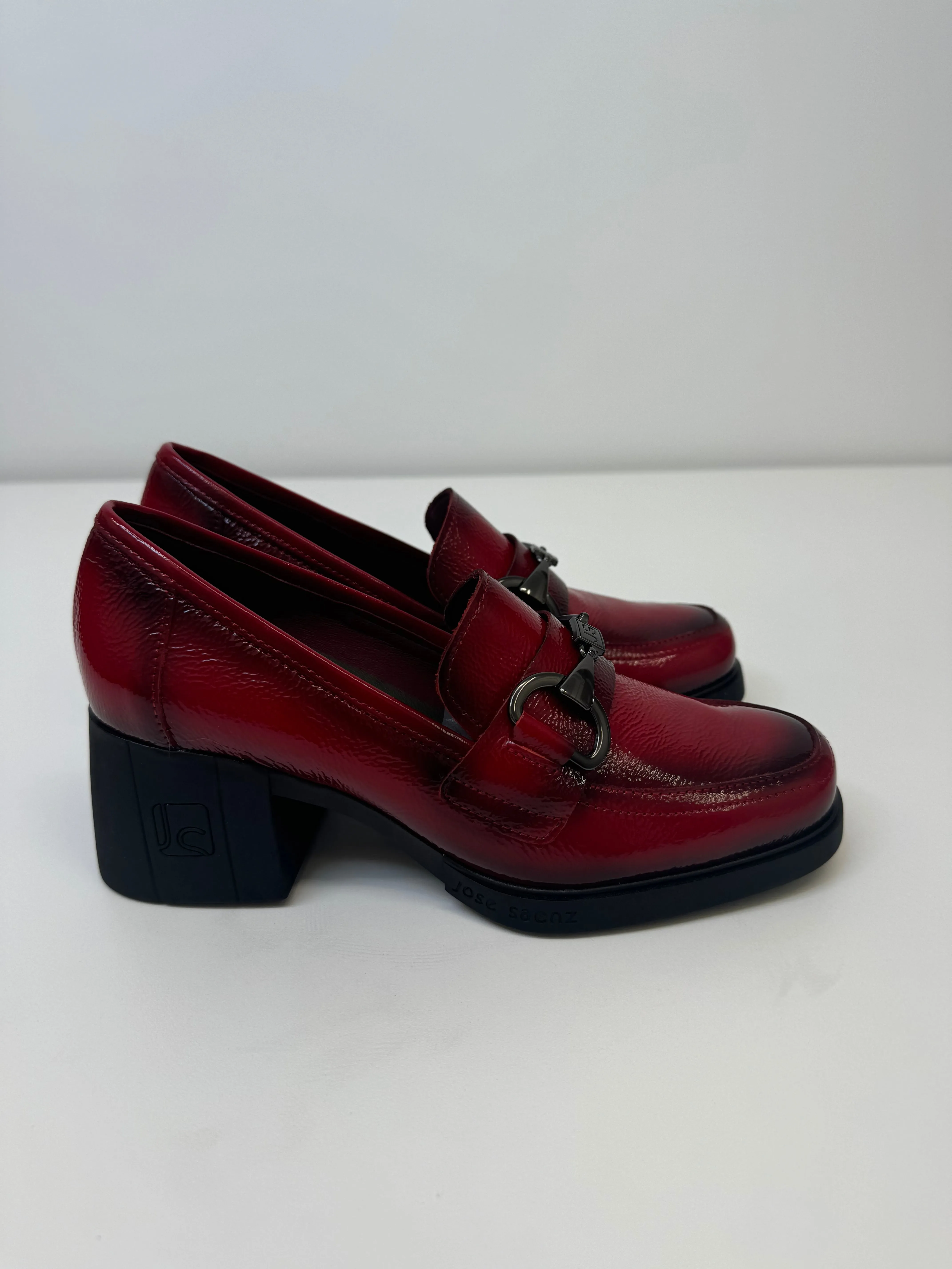 JOSE SAENZ Red Heel Loafers