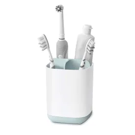 Joseph Joseph EasyStore Small Toothbrush Caddy White & Blue