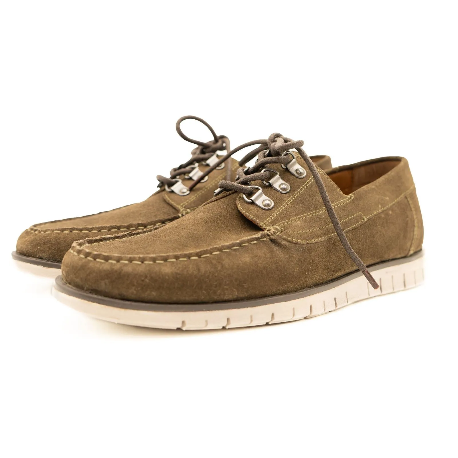 Joules Mens Suede Brown Wedge Hiker Boat Shoes