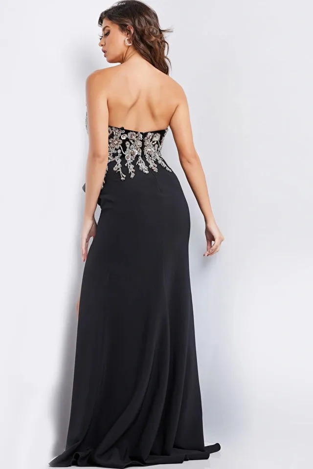 Jovani - 23938 - Embellished Bodice Fitted Evening Gown