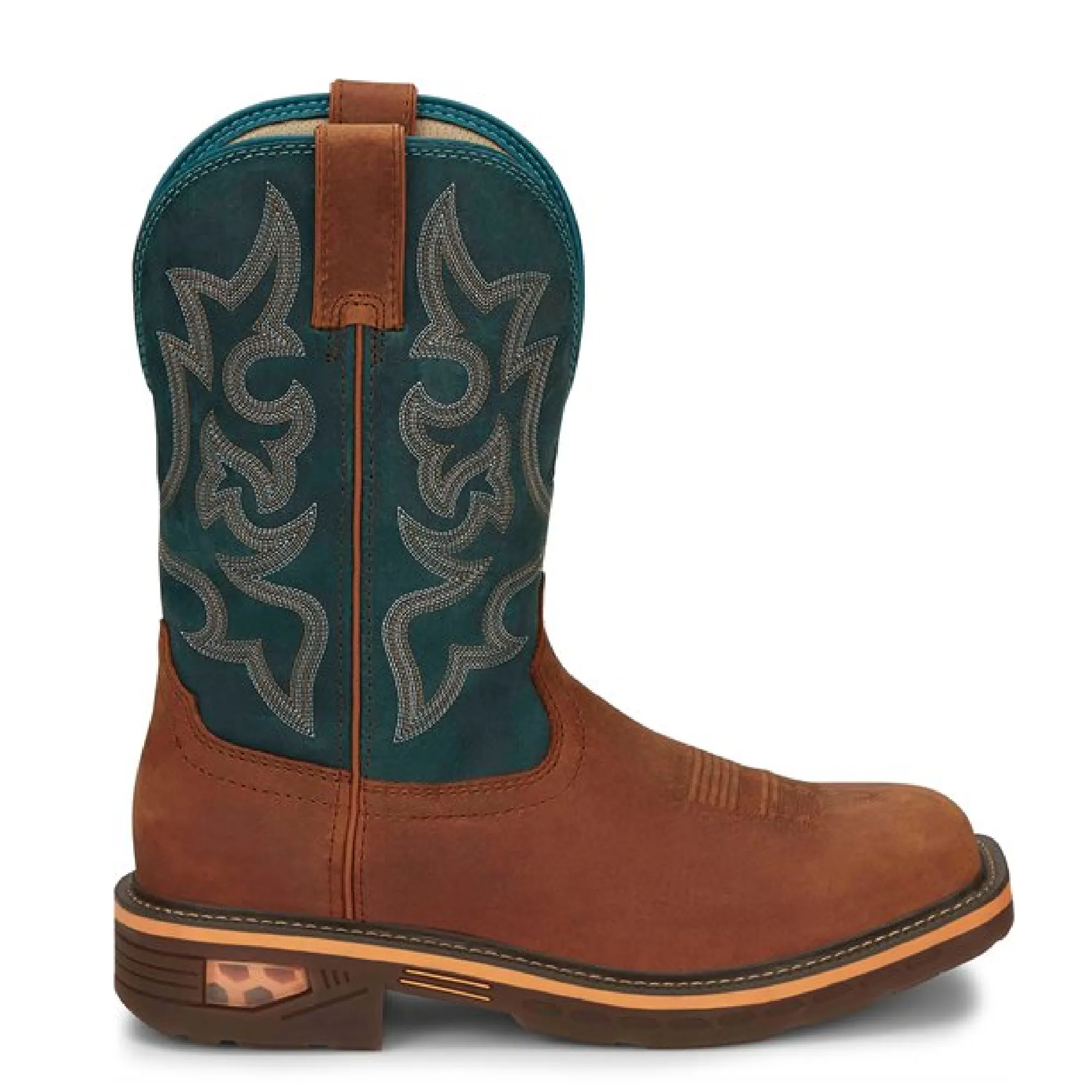 Justin Boots Work Resistor Nano Comp Toe | Style CR4010 Color Russet