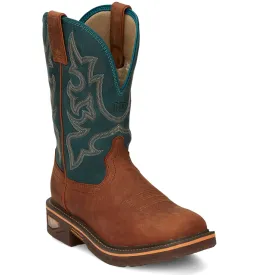 Justin Boots Work Resistor Nano Comp Toe | Style CR4010 Color Russet