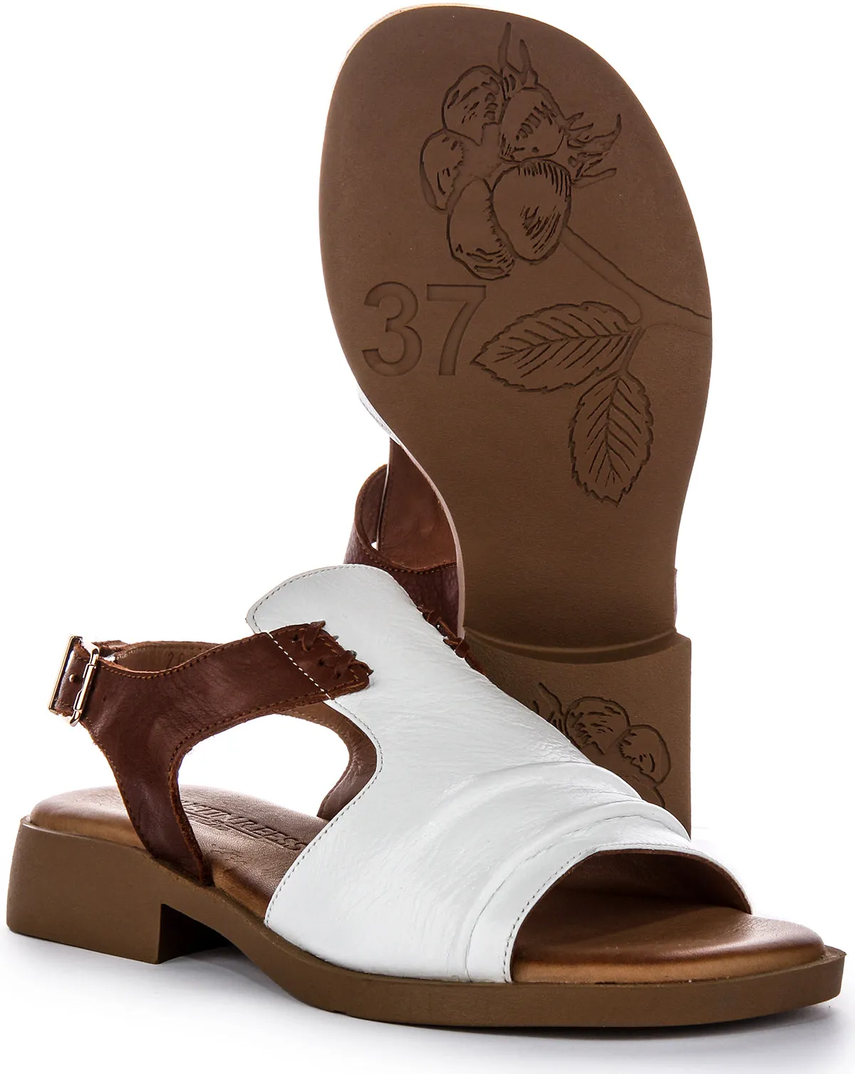 Justinreess England Jaden In White Brown For Women