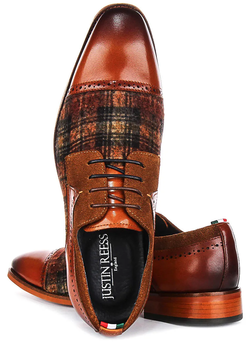 Justinreess England Jesse In Brown Multi For Men