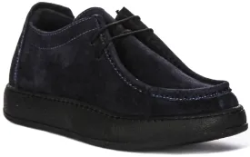 Justinreess England Kyla Suede In Navy For Women