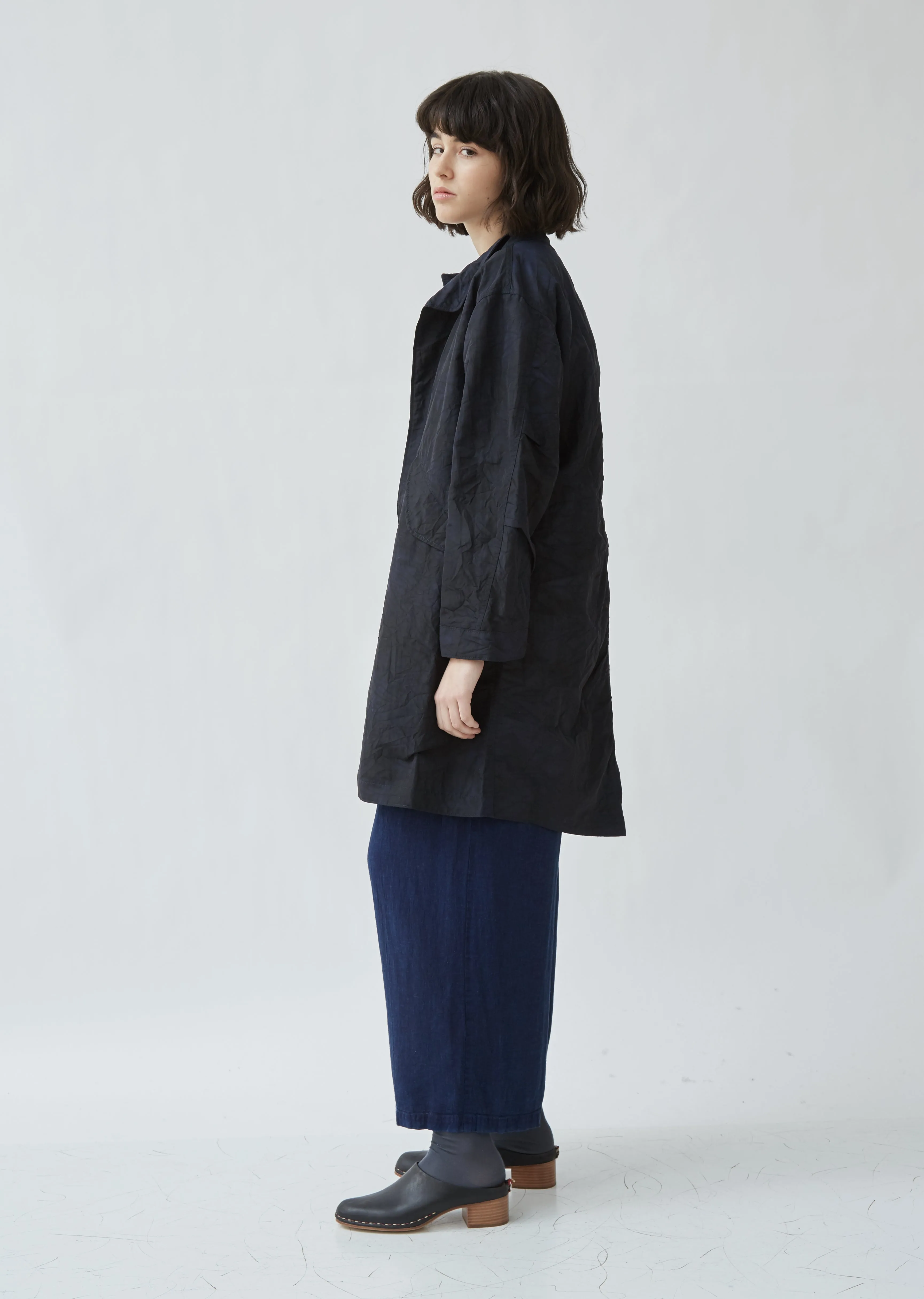 Kagozome Nylon Oxford Fishtail Coat