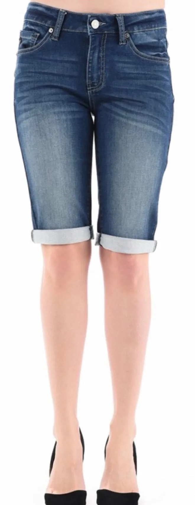 KanCan Mid Rise Bermuda Shorts