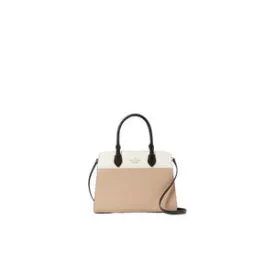 Kate Spade Madison Colorblock Saffiano Leather Small Satchel Bag In Toasted KC620