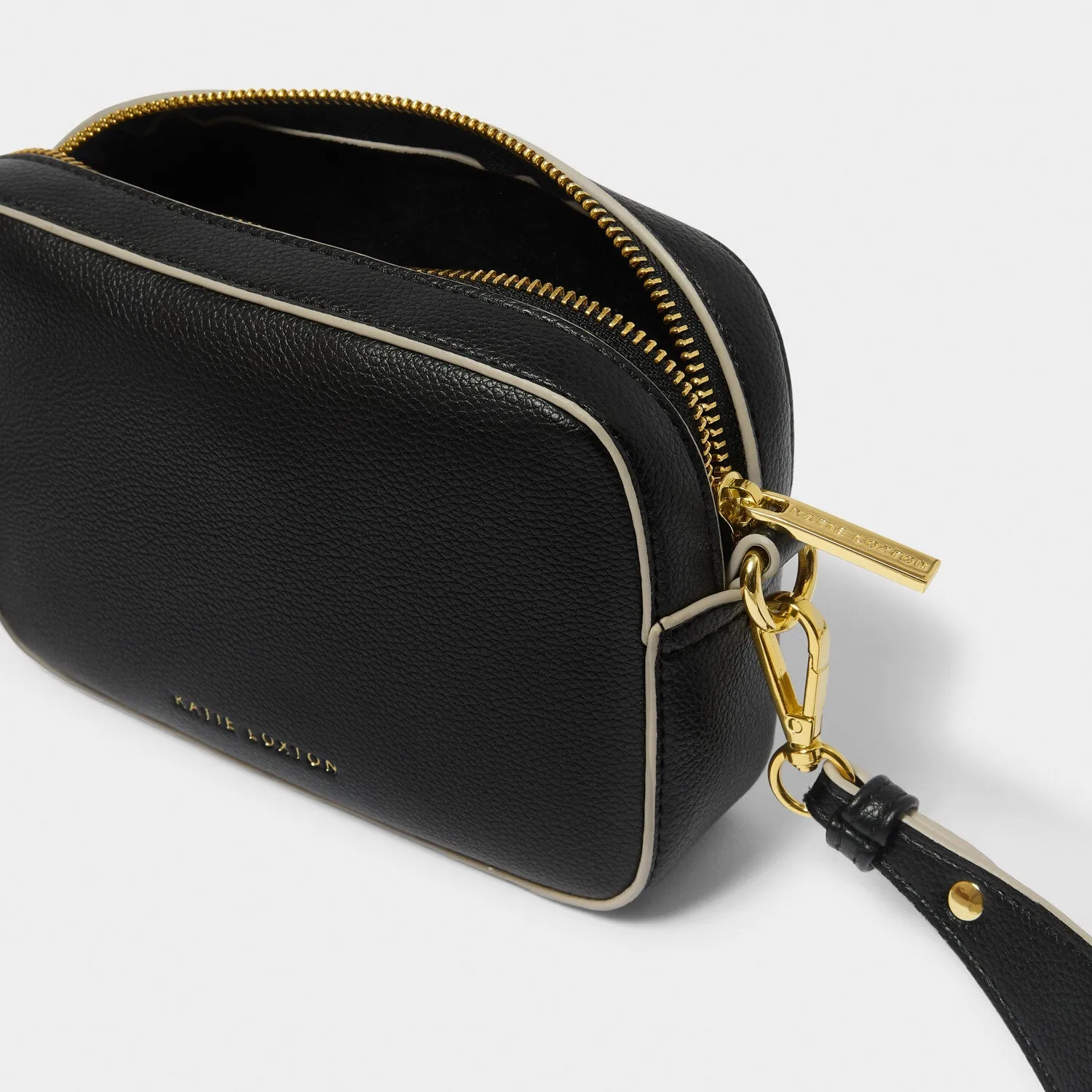 Katie Loxton Black Marni Mini Crossbody Bag KLB3650