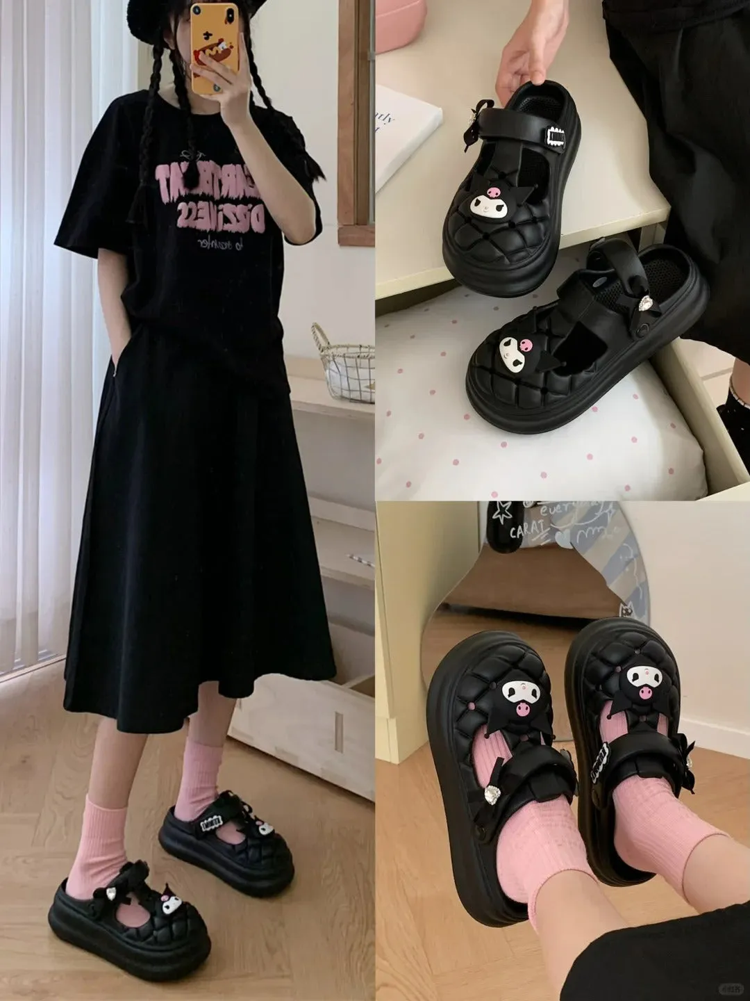 Kawaii Kitty Clogs Casual Sandals SK460