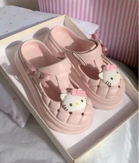 Kawaii Kitty Clogs Casual Sandals SK460