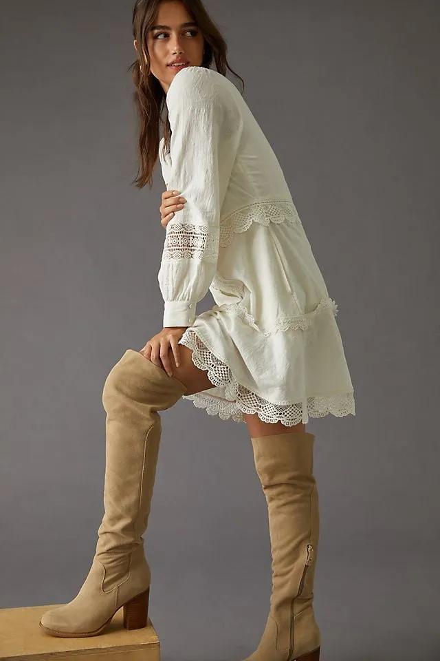 Kelsi Dagger Brooklyn Logan Over The Knee Boots, Sand