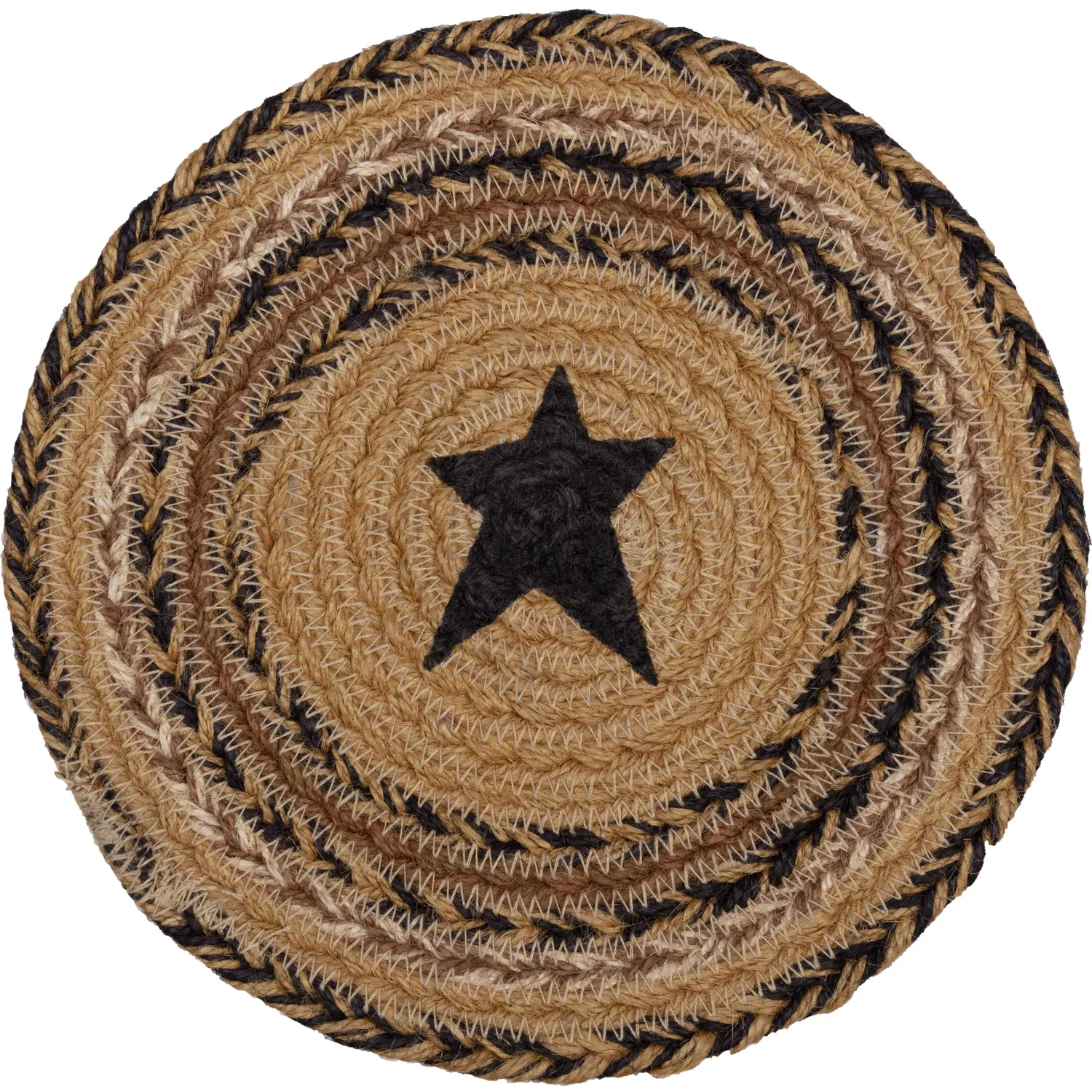 Kettle Grove Jute Trivet Stencil Star 8