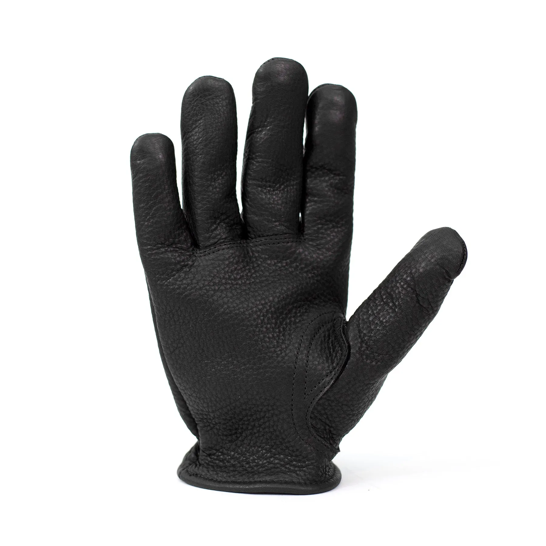 Kevlar Lined Leather Gloves - Black