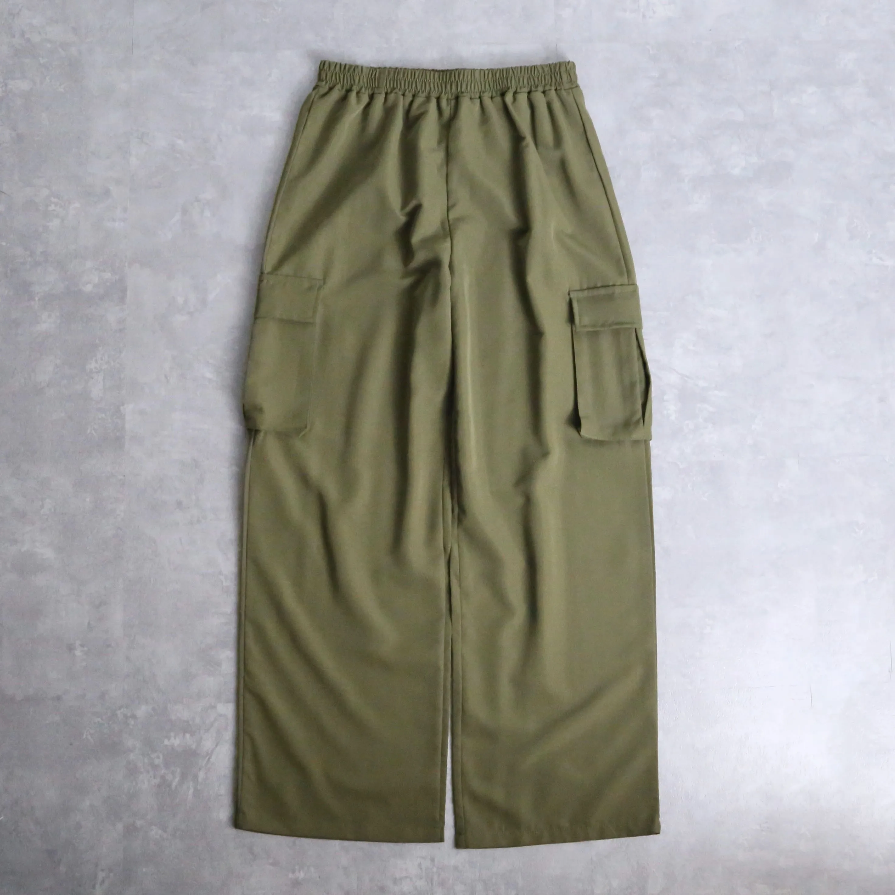 khaki easy cargo pants