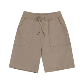 Khaki French Terry Shorts