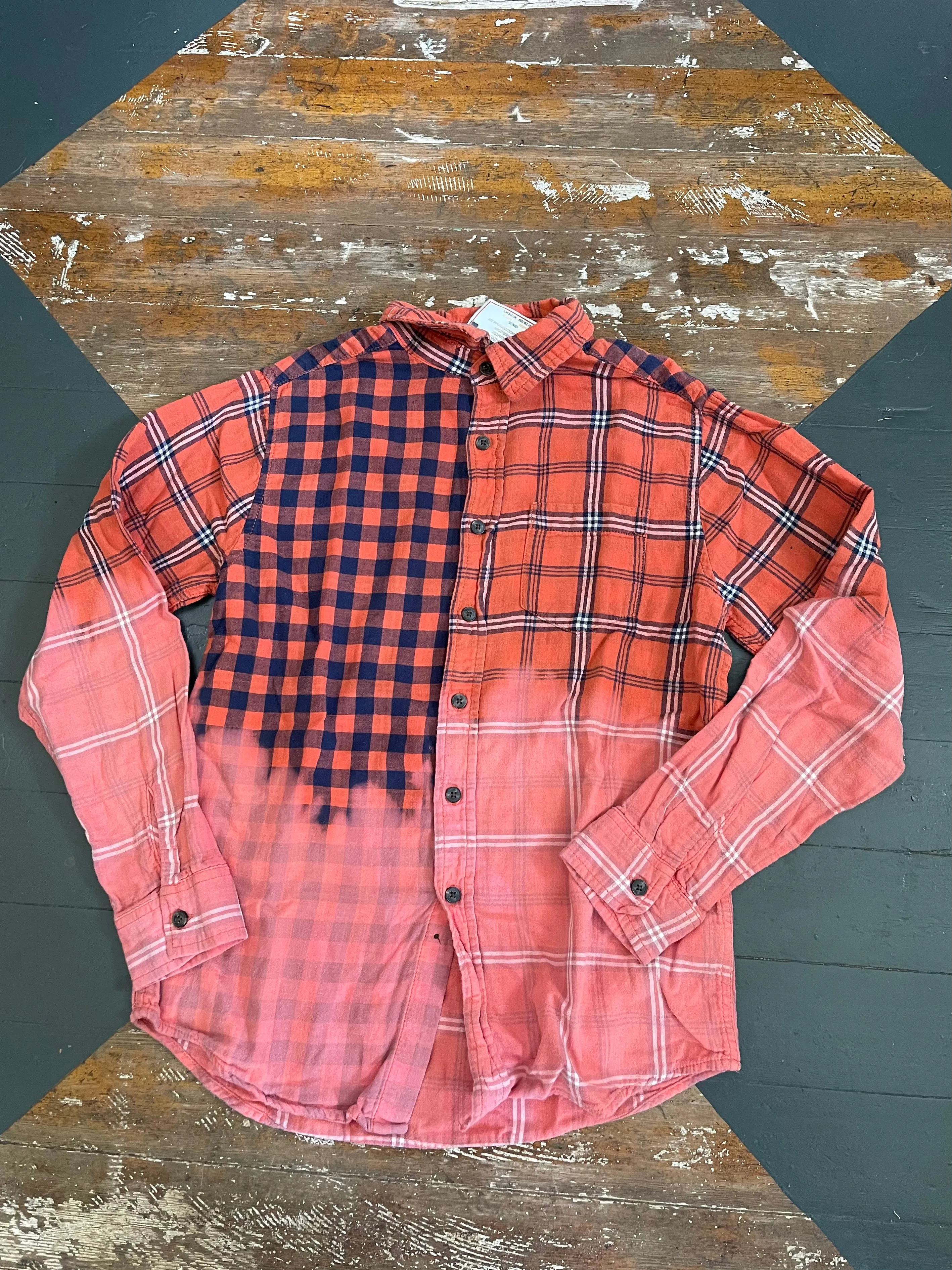 KIDS BLEACHED FLANNEL - 16