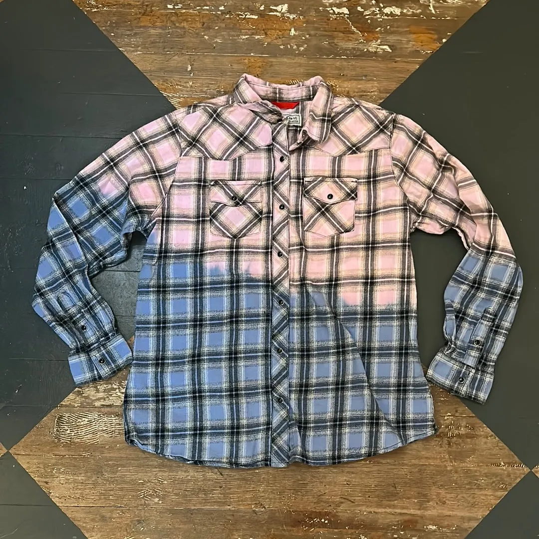 KIDS BLEACHED FLANNEL - 16