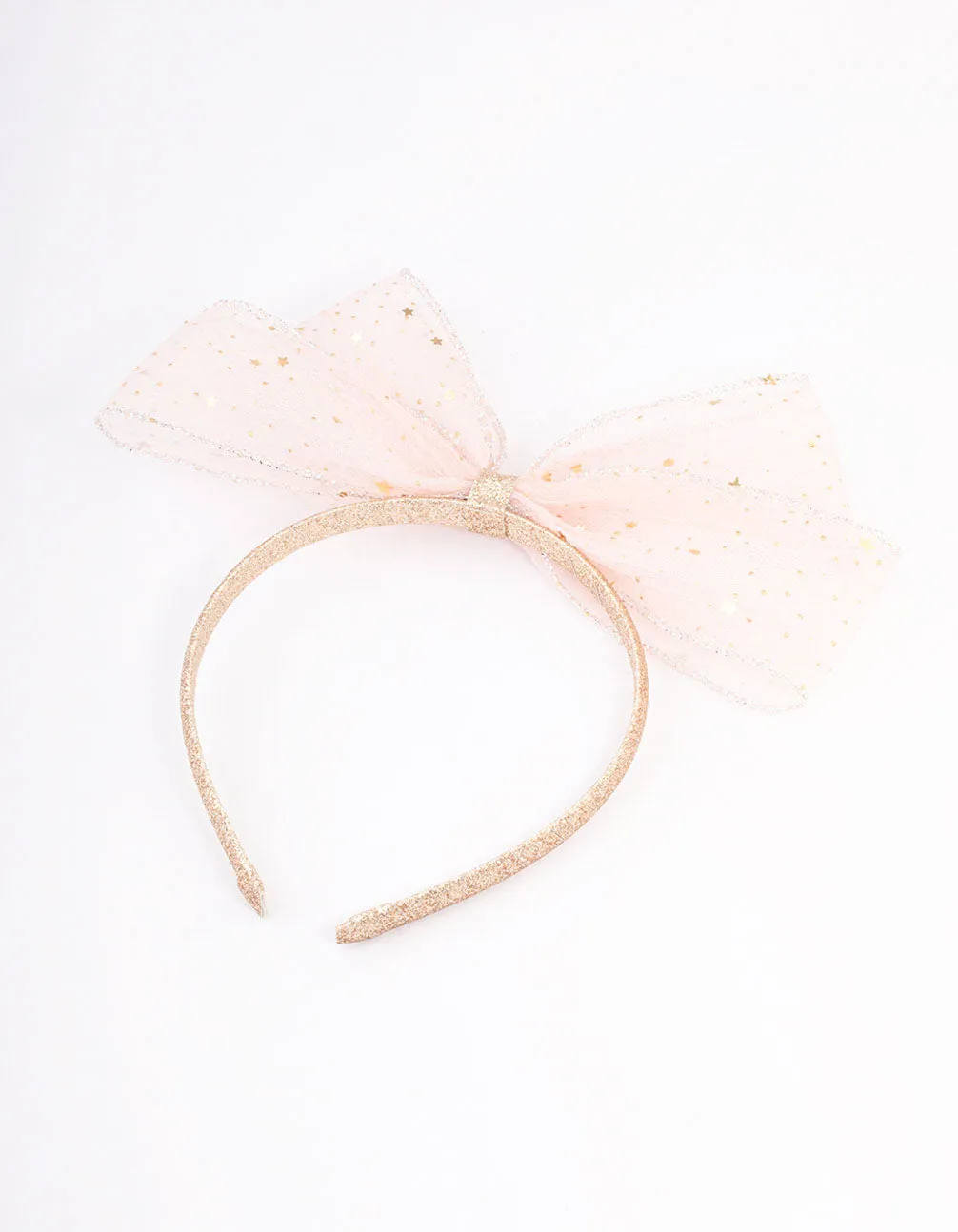 Kids Fabric Bow & Star Headband