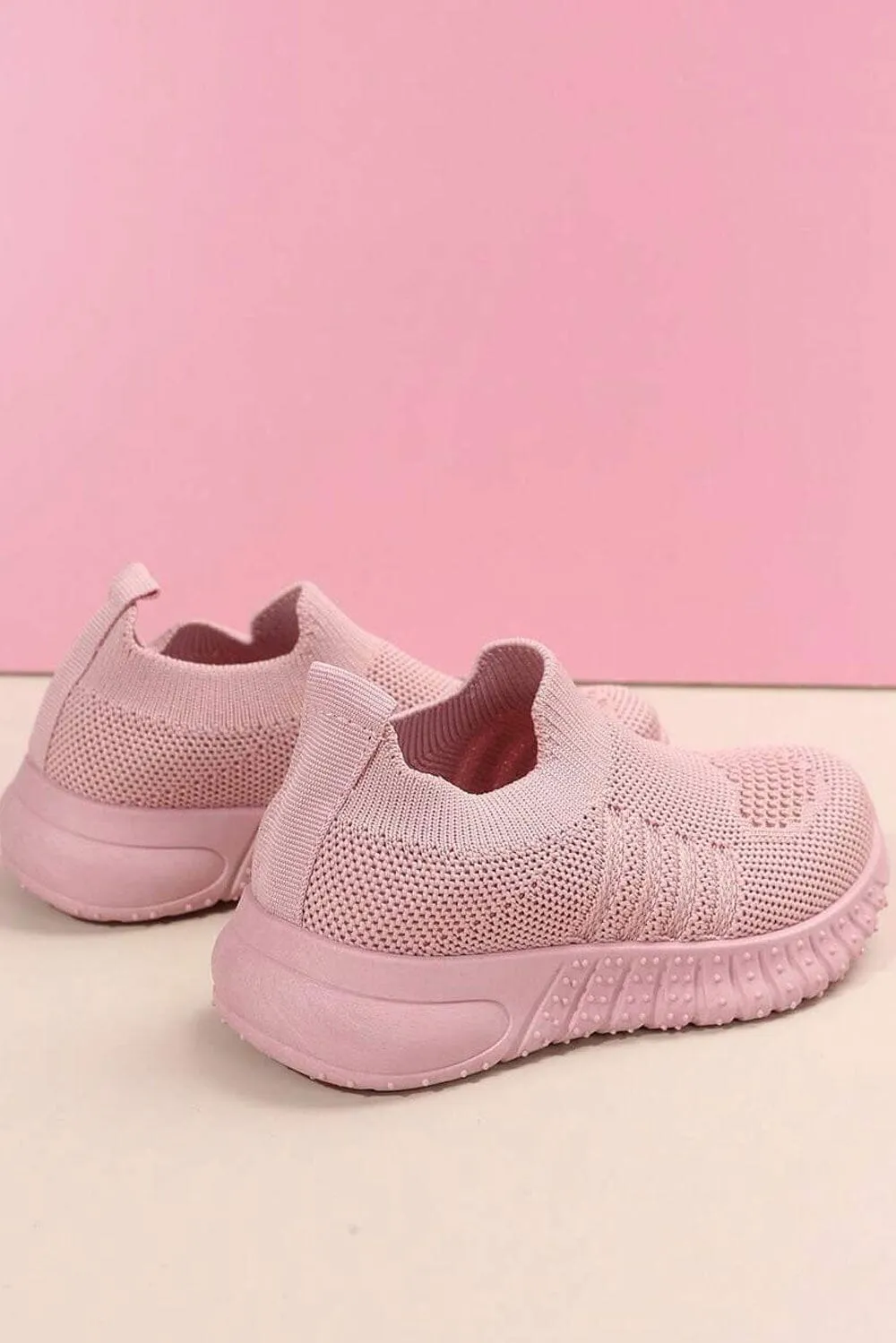 Kid's Lightweight Slip-On Knit Sneakers