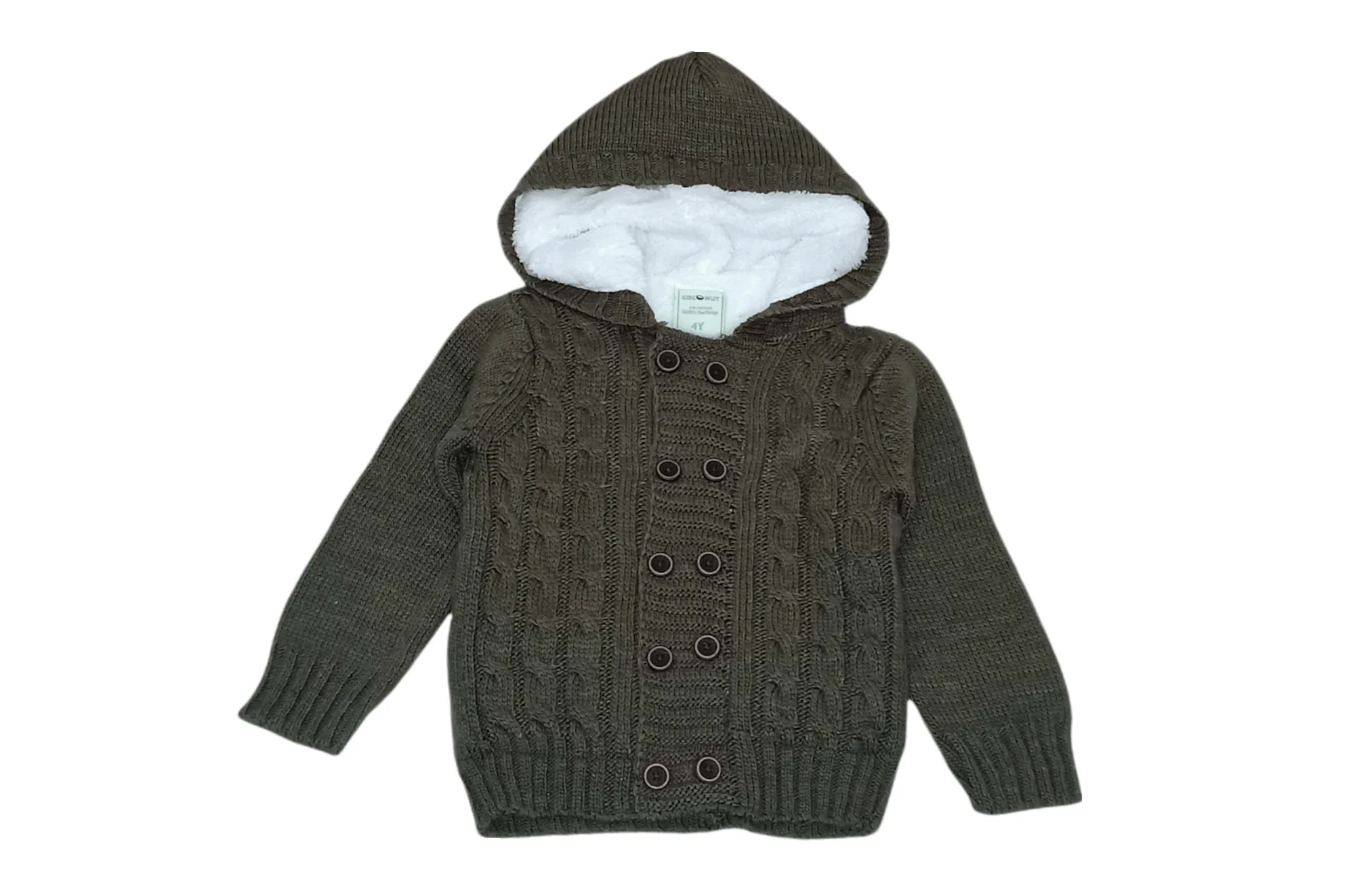 Kids Pullover - Olive Green