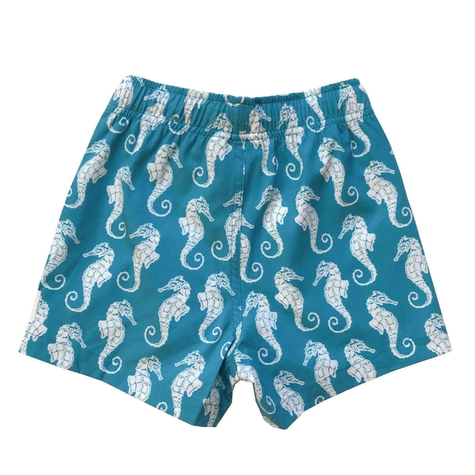 Kids Stretchy Trunks: Seahorse