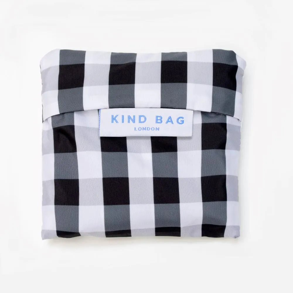 Kind Bag - Recycled Packable Shopping Bag - Gingham