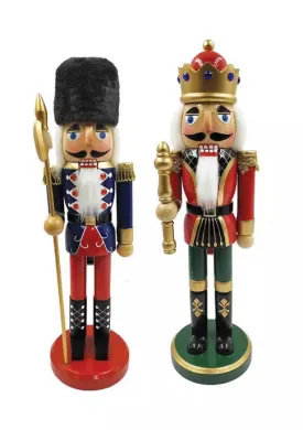 King in Green and Guard Nutcrackers