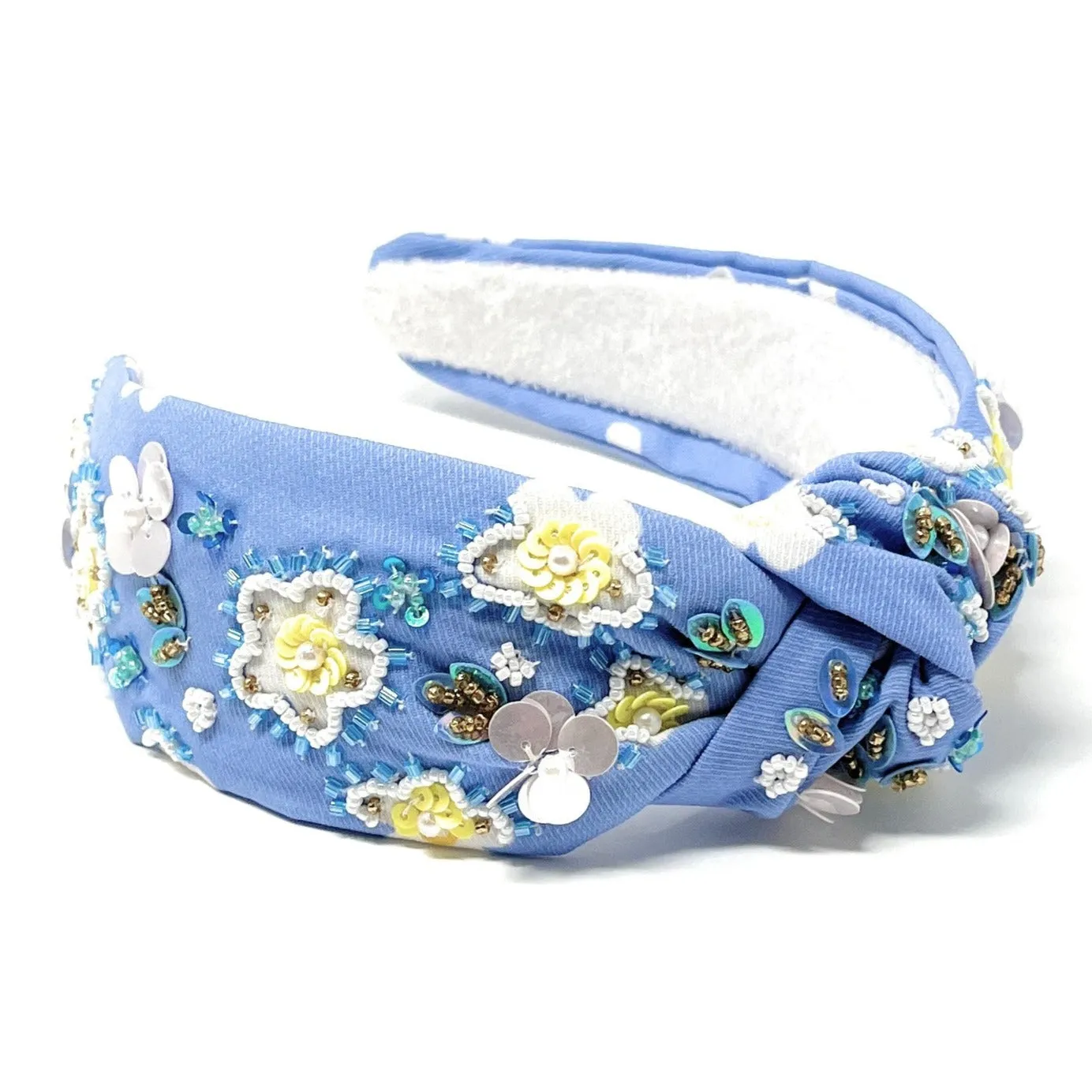 Kira Hand Beaded Knot Headband