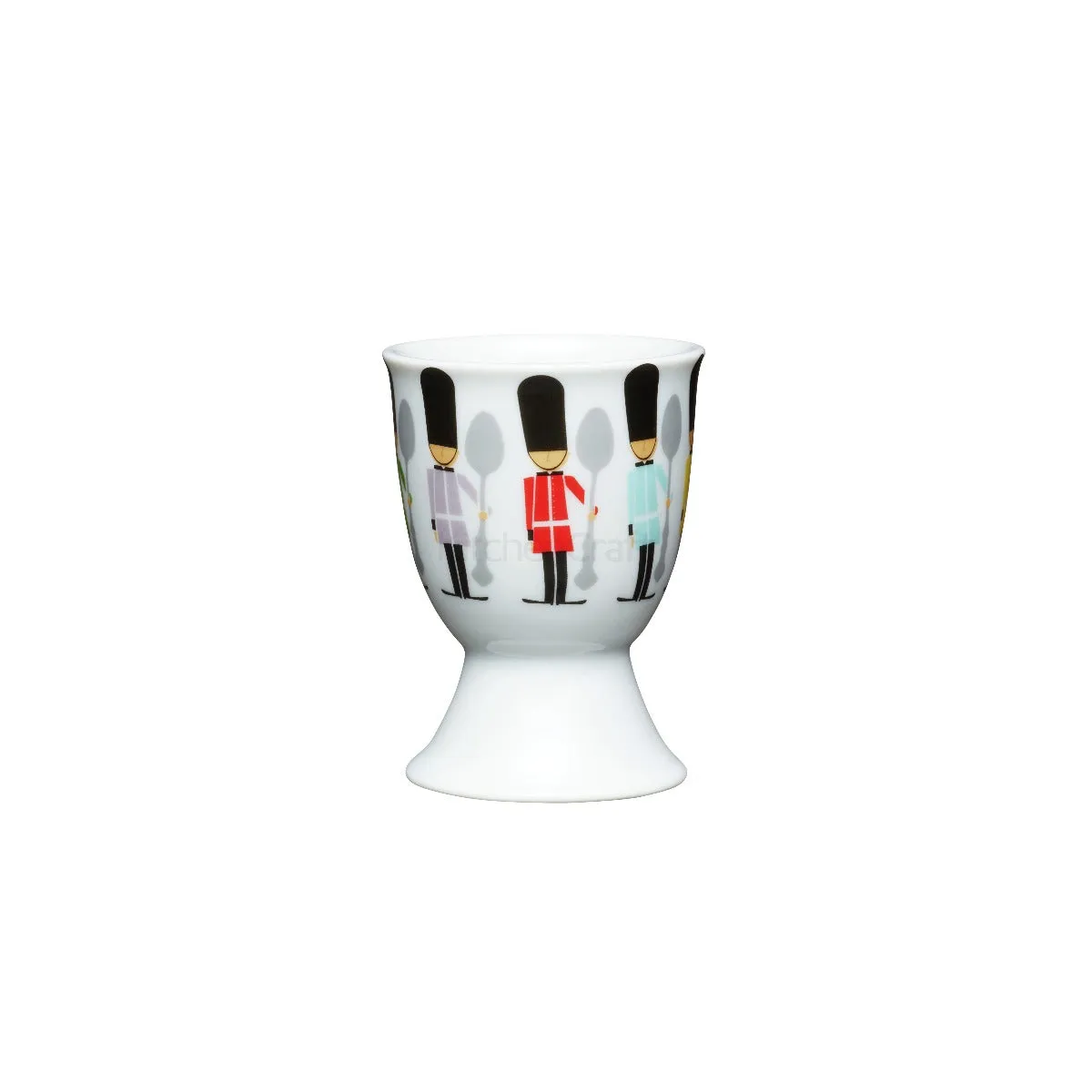 KitchenCraft Childrens Soldiers Porcelain Egg Cup