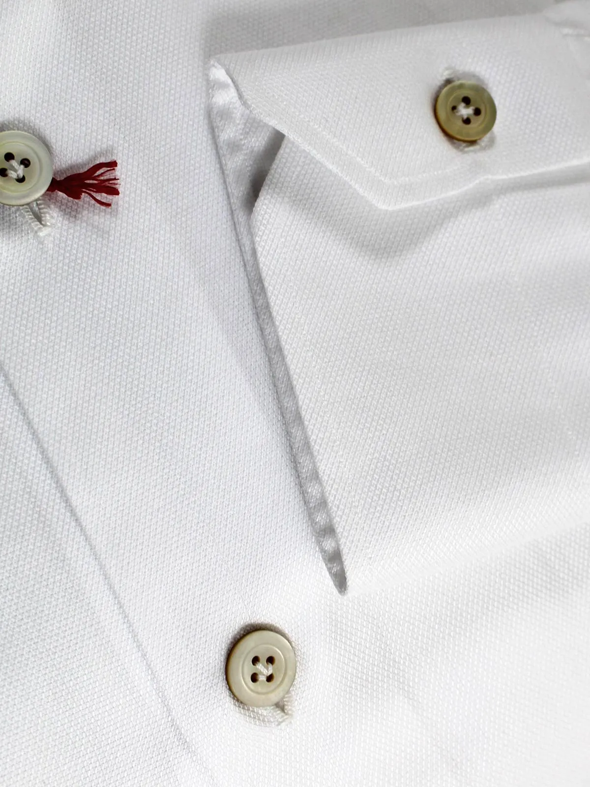 Kiton Dress Shirt White Sartorial Dress Shirt 44 - 17 1/2 SALE